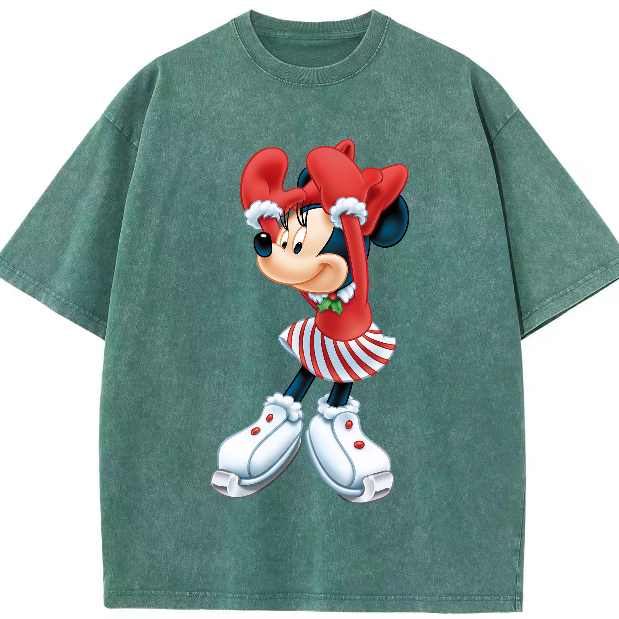 （画像用） ミッキーマウス Mickey Mouse 綿100% ヴィンテージ風 半袖Tシャツ（フロントプリント）